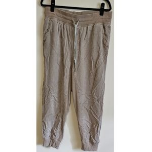 aerie Twill Casual Cropped Jogger Pant